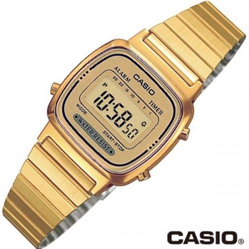 CASIO LA670WGA-9D 여성 빈티지 메탈 시계